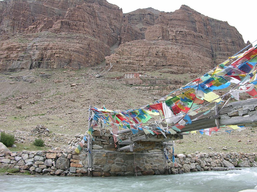 Tibet Kailash 08 Kora 11 Bridge Over Lha Chu Towards Chuku Gompa